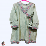 ANGRAKHA STYLE FROCK - VISCOSE -  STITCHED - 2 PC - RLS-K-24-1013