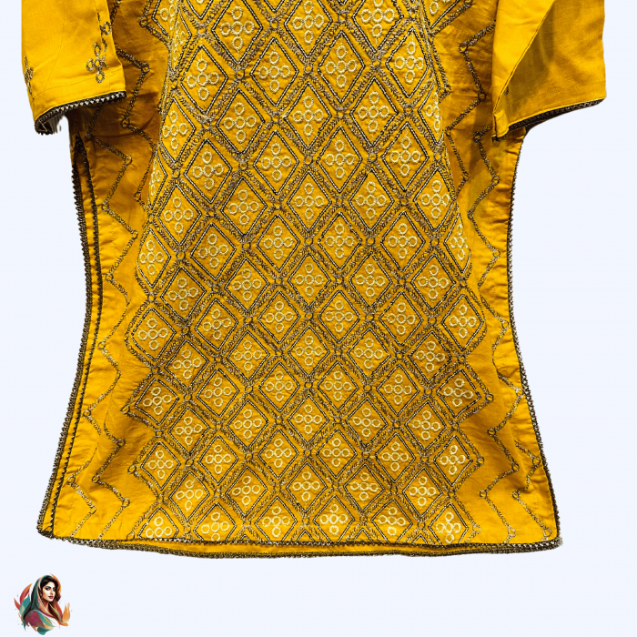 GOLDEN MUSTARD - LAWN - 2 PC - STITCHED - RLS-W-24-1014 - Image 3