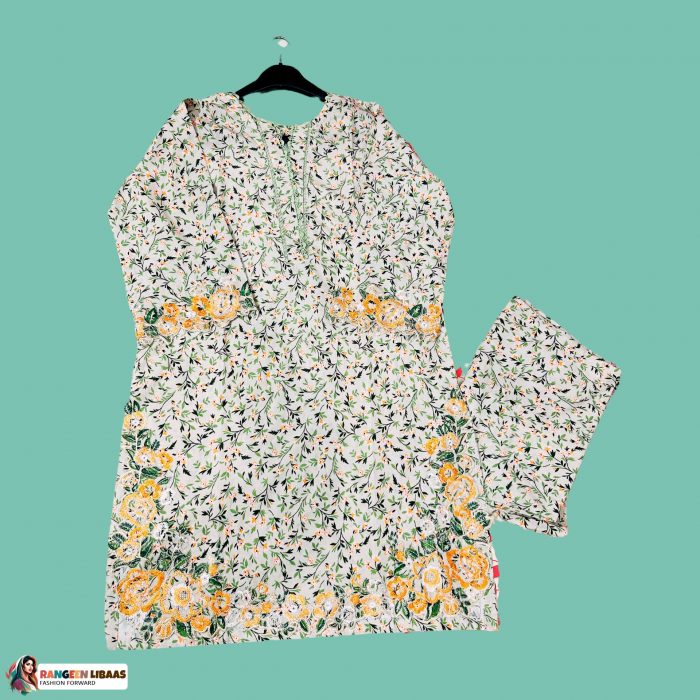EMBROIDERED CUTWORK - LAWN - 2 PC - STITCHED - RLS-K-24-1034 - Image 1
